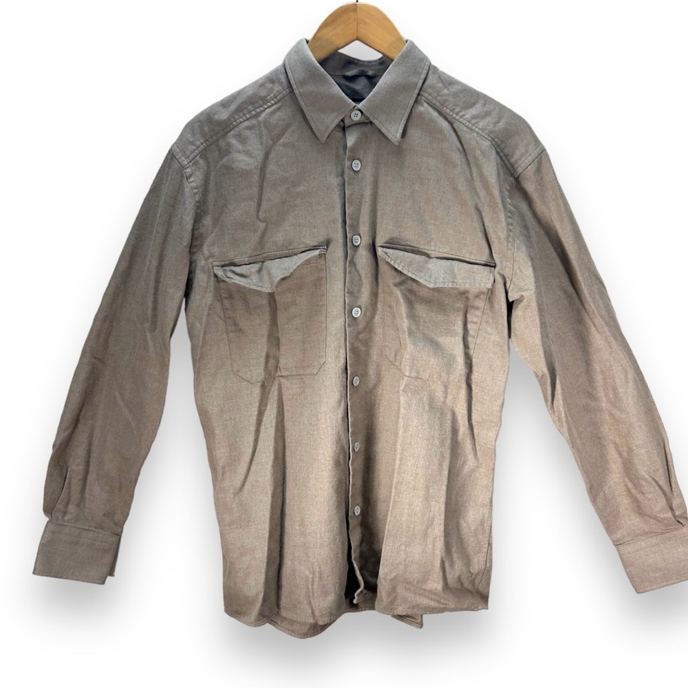 Boss Hugo Boss Tan Cole Cotton Button Down Size Medium